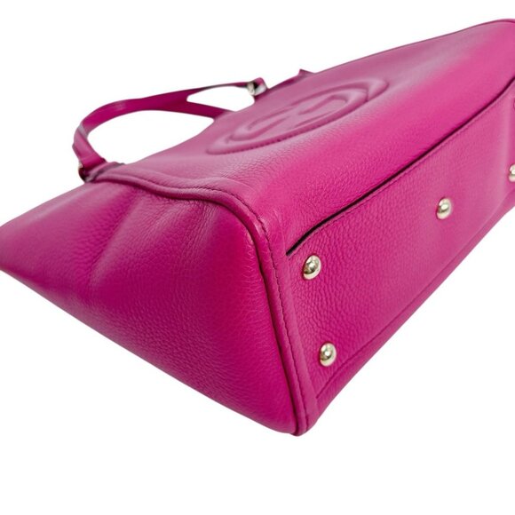 Gucci 2-Way Bag Handbag Calf Pink - Picture 6 of 15